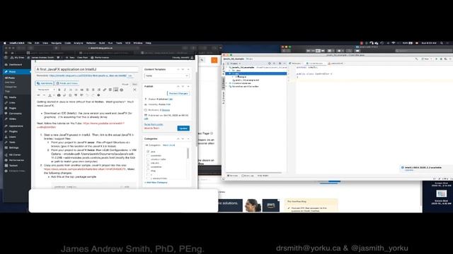 Practical Java: Copying an Existing JavaFX example into IntelliJ IDEA IDE смотреть онлайн