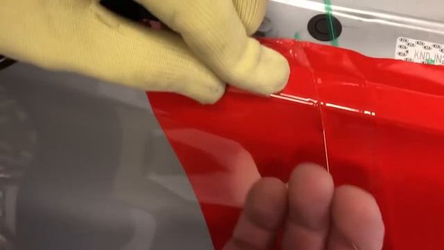 Red soul stripe application with knifeless tape смотреть онлайн