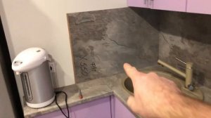 Как приклеить фартук из МДФ | Фартук на кухне своими руками