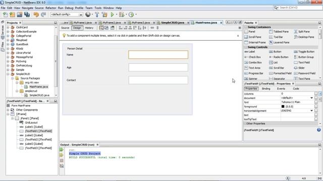 1 Insert Update Delete Select CRUD OPERATION USING JAVA JDBC Connection смотреть онлайн