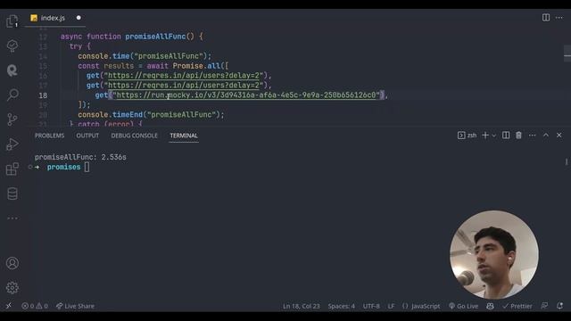 Optimiza tus Promesas en JavaScript: Consejos, Await, Promise.all y Promise.allSettled | Evita Erro смотреть онлайн