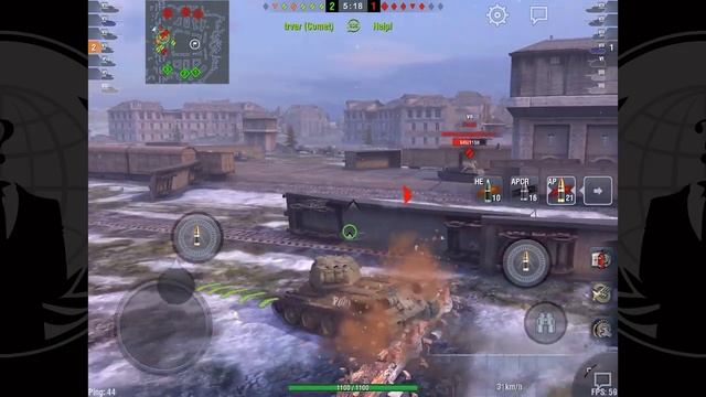 T-34-85 Rudy From Russia with Love | World of Tanks Blitz смотреть онлайн