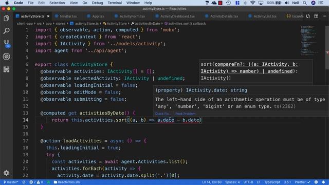 8 MobX computed properties смотреть онлайн