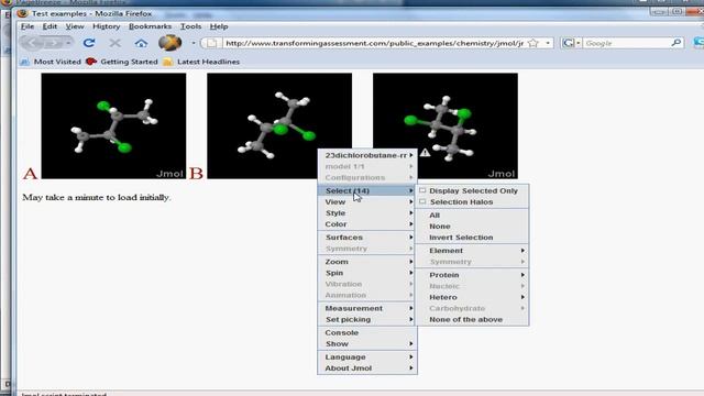 Chemistry java applet in Moodle quiz смотреть онлайн