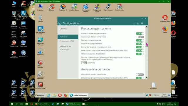 Panda free 16.0.2/ View interface vue/ tuto FR смотреть онлайн