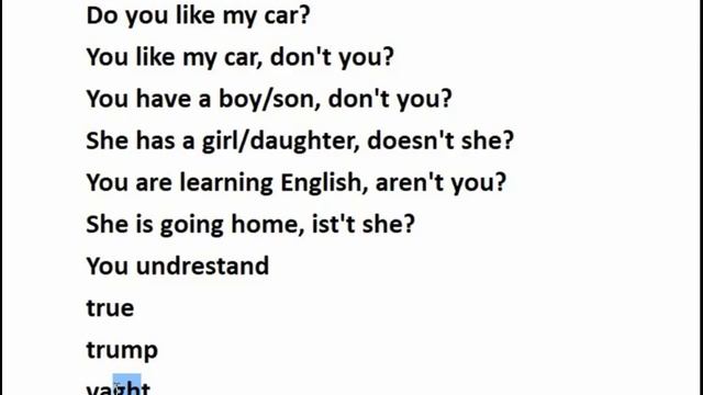 Lesson 14 (A/B) Tag questions / ain't смотреть онлайн