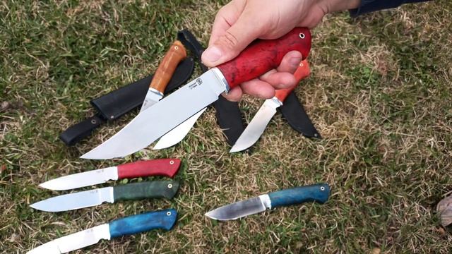 Выставка ножей по наличию! Сталь Х12МФ кованая! смотреть онлайн