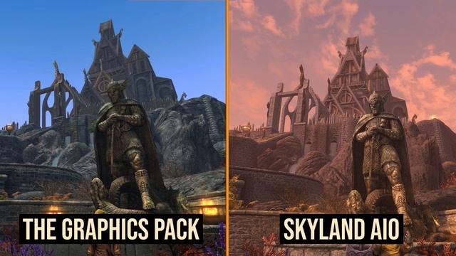 Skyland 2.0 Vs. The Graphics Pack W/ Landscape Textures For Skyrim On Xbox One - Which Is Better?