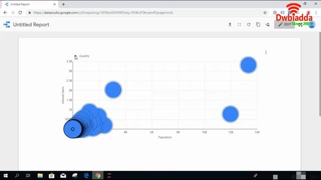 How to create Scatter and bubble chart in google data studio смотреть онлайн
