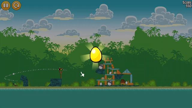 Angry Birds Power Trouble - Golden Egg #6 (location & walkthrough). смотреть онлайн