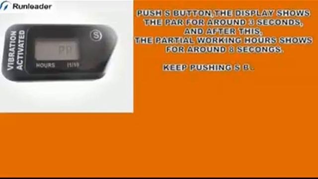 RL-HM016B Wireless Motorcycle Racing Vibration Hour Meter смотреть онлайн