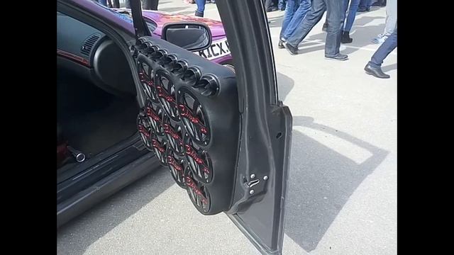Автовыставка "Мир автомобиля". SAAB 9-3 Aero "La muerte". смотреть онлайн
