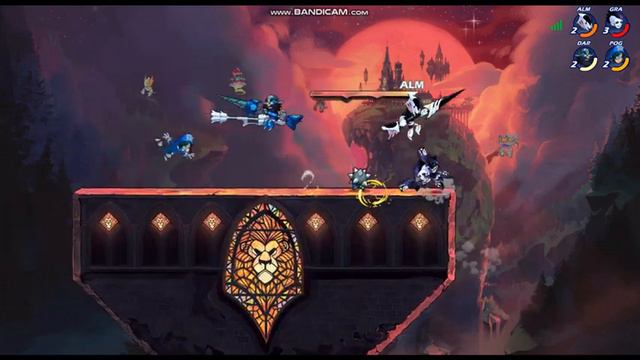 Brawlhalla Artemis Gameplay 2x2 / Геймплей на Артемис дружеское 2 на 2