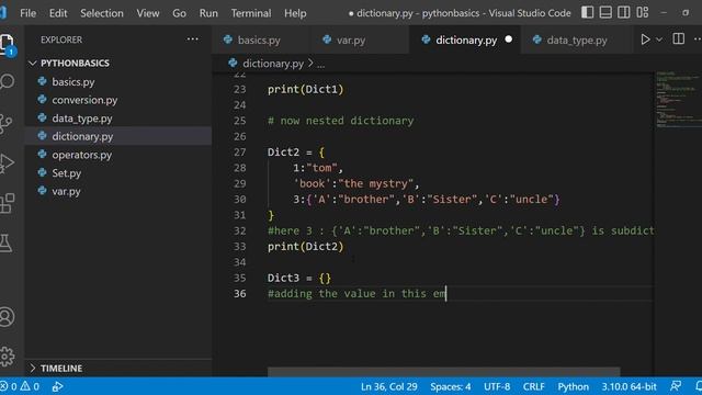 Dictionary in python | python for beginners смотреть онлайн