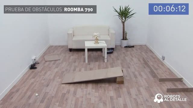 Робот-пылесос Roomba 790 тест на преодоление препятствий смотреть онлайн