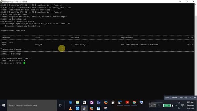 Install wget or any command in RHEL using yum смотреть онлайн