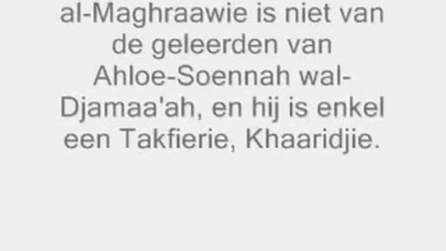 Wat is de methodologie van al-Maghraawie- - Shaykh al-Wassaabie - смотреть онлайн