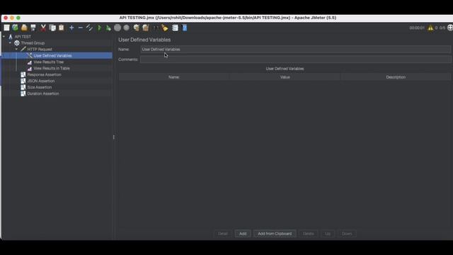 JMeter 8 : Configuration Elements in JMeter : User Defined Variables смотреть онлайн