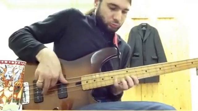 J.C. Bach Courante( from suite №1) Roman Dokunikhin, bass guitar смотреть онлайн