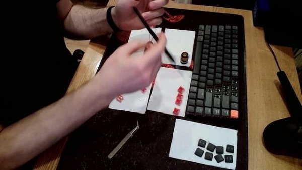 Как смазать оптические переключатели Keychron Red (KeychronRed switches)