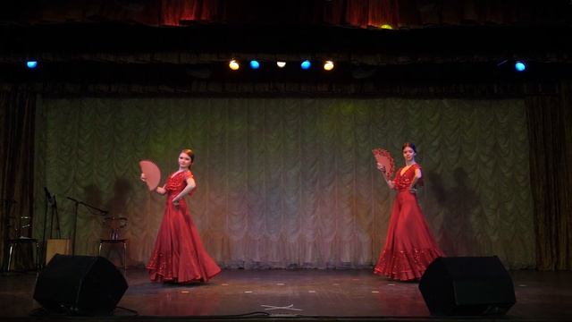 Guajira con abanico Школа фламенко студия "A Solas con Flamenco" смотреть онлайн