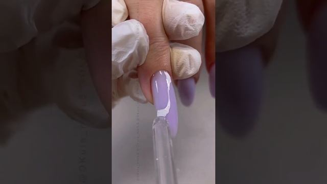 Shorts nails art - shorts ногти - нежный сирень - сиреневый туман - маникюр смотреть онлайн