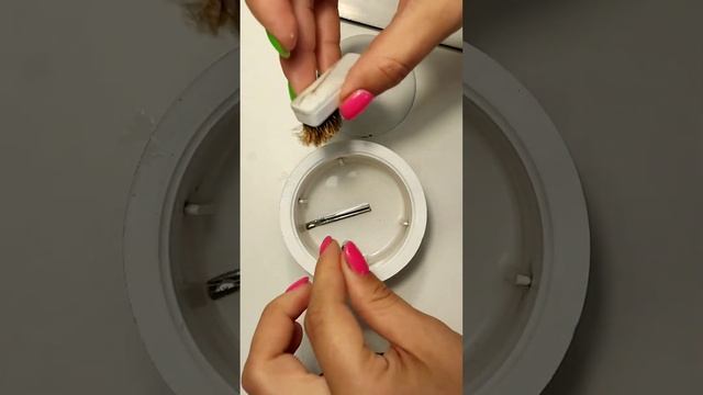 Очистка фрез от гель-лака, геля, простого лака.