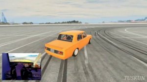 BeamNG drive дрифт на руле Logitech driving force gt