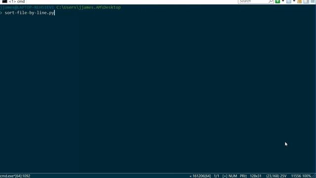 Python: Sort File Line by Line смотреть онлайн