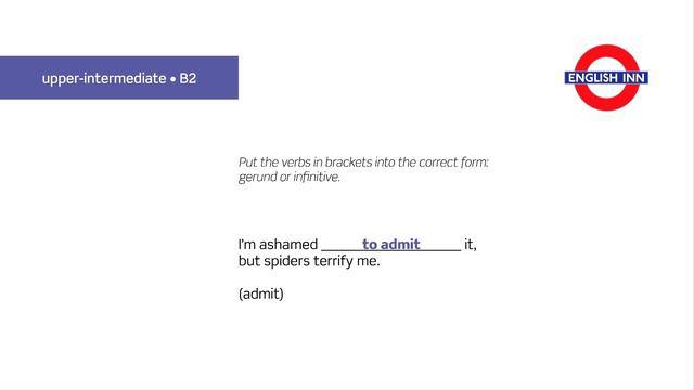 English in 3 minutes (Upper-Intermediate / B2) - Grammar: Gerund vs. Infinitive 1 смотреть онлайн
