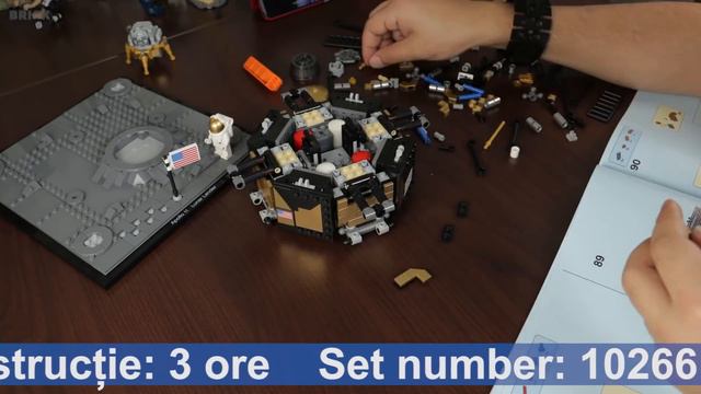 LEGO 10266 NASA Apollo 11 Lunar Lander Speedbuild | #2 смотреть онлайн