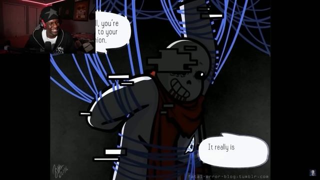 THE BACKSTORY OF FATAL ERROR SANS - Fatal Error Part 1【Undertale Comic Dub】REACTION смотреть онлайн