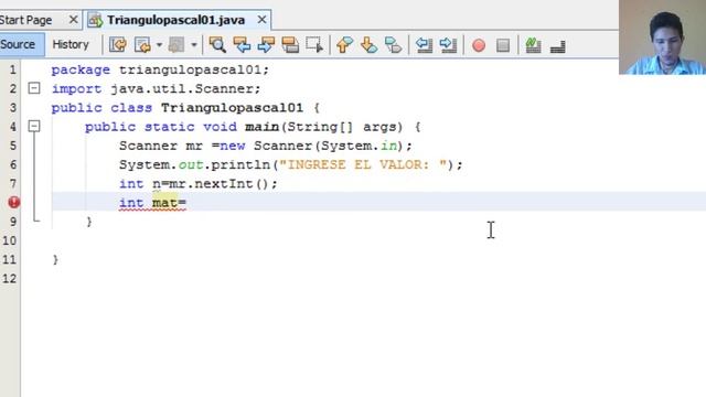 Triangulo de Pascal en Java - NetBeans смотреть онлайн