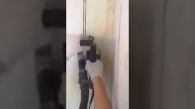 Штробление стен без пыли
