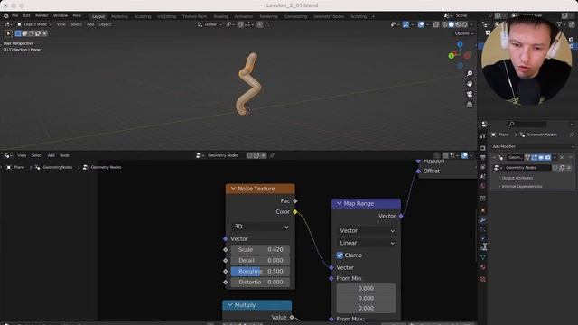 Geo Nodes Abstraction in Blender 3d смотреть онлайн