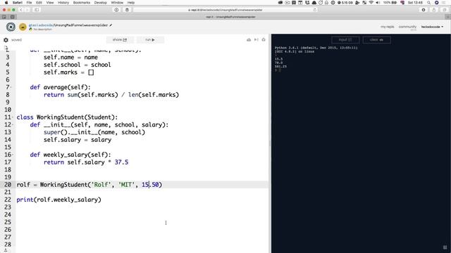 video4 6 The @property decorator смотреть онлайн