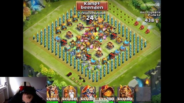Schloss Konflikt Castle Clash #327 "Gildenkrieg 28 02 2016" смотреть онлайн