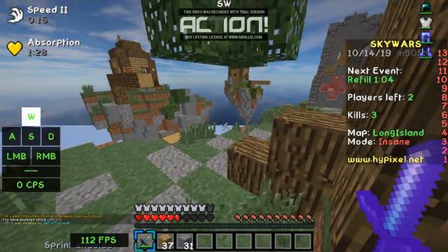 Cпасибо вам!что вы есть!играю на:(hypixel,,,Sky Wars) смотреть онлайн