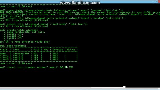 query mysql integer смотреть онлайн
