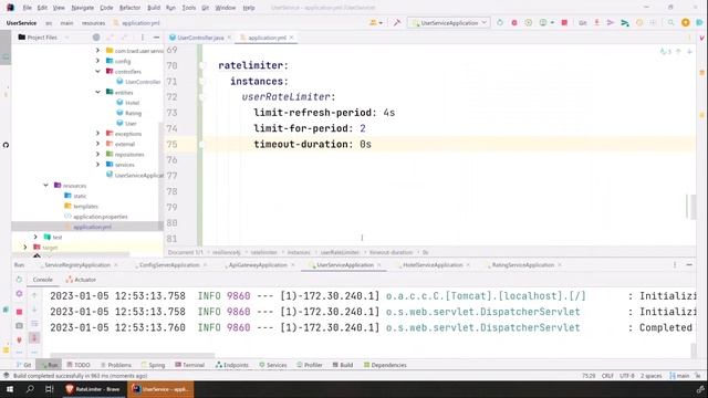 ? Implementing Rate Limiter using Resilience4J in microservices | Microservices Tutorial Series смотреть онлайн