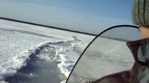 Снегоход МВП-500 снег с водой