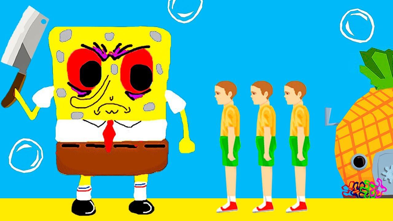 СТРАШНЫЙ ДЕМОН СПАНЧ БОБ РАЗРЕЗАЛ МЕЛКИХ! ПРОШЕЛ САМЫЙ ОПАСНЫЙ УРОВЕНЬ В HAPPY WHEELS смотреть онлайн