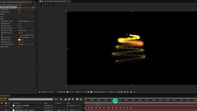 Christmas Tree Animation in After Effects - After Effects Tutorial - No Third Party Plugin смотреть онлайн
