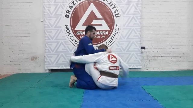 Свип из бабочки.  Вариант 2.  Команда Gracie Barra Moscow