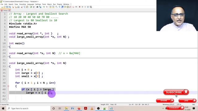 4 Array DEMO Largest and Smallest Number in an Array смотреть онлайн