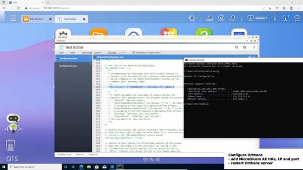 MicroDicom DICOM viewer and Orthanc DICOM server on QNAP. Perfect combination.