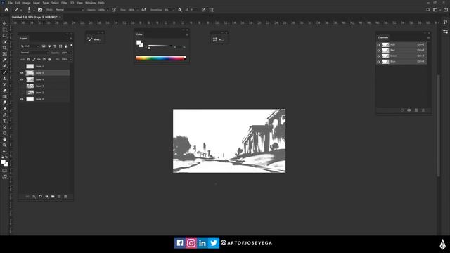 How to Sketch Environments & Landscapes - Tutorial смотреть онлайн