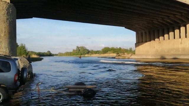 GSX RFI в Липецке, после ремонта, под Октябрьский мостом. смотреть онлайн