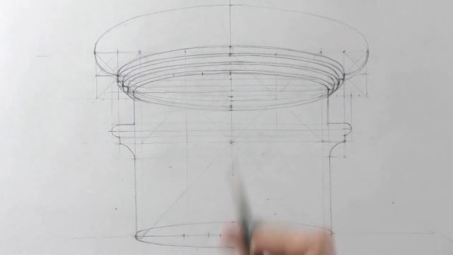 Этап 4. Вторичные эллипсы капители смотреть онлайн