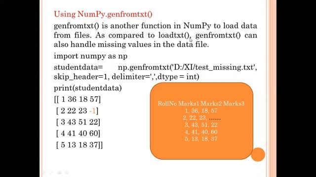 Numpy смотреть онлайн